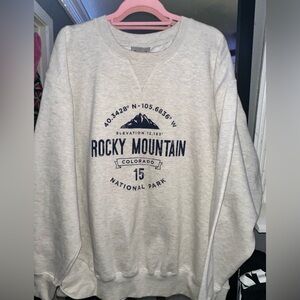 National Park Gray Sweater